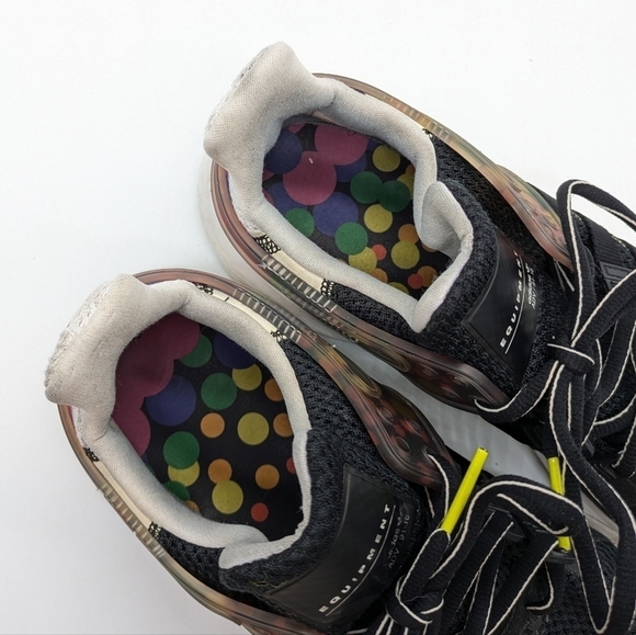 Adidas EQT support ADV pride pack colorful tennis shoe 8.5